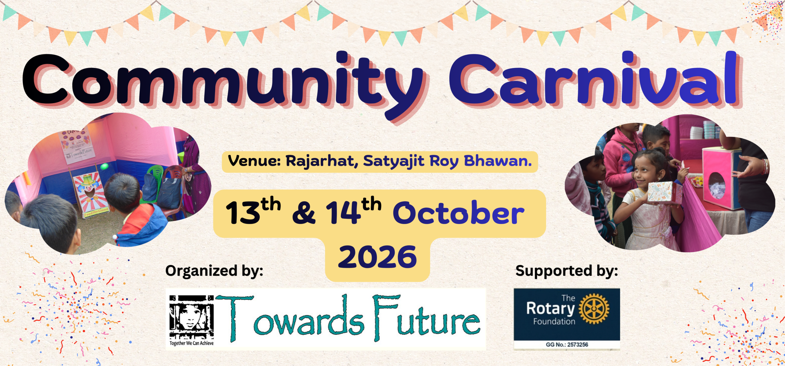 Carnival – Phase 1 (In collaboration with Rotary club of Calcutta Camaraderie – GG no.: 2573256